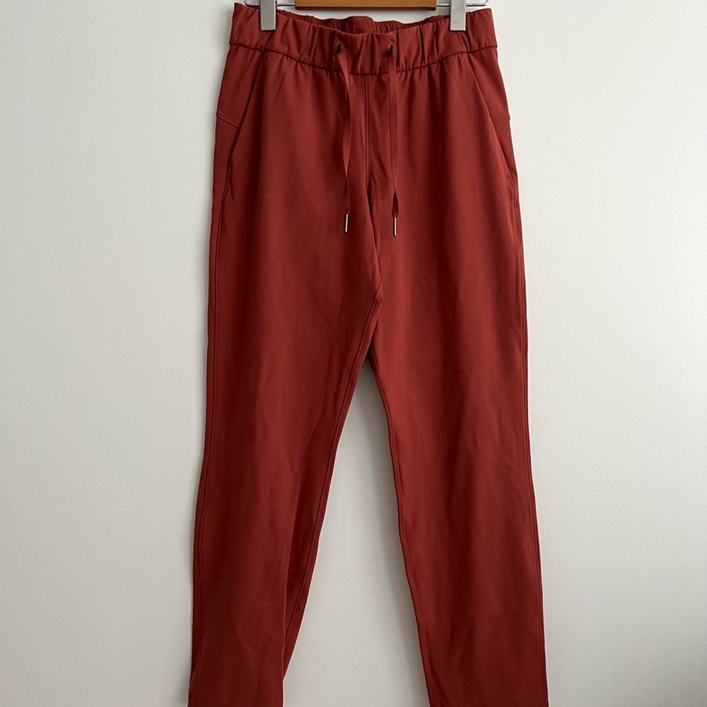 Brand New Women’s Lululemon Terracotta Rust Brown Straight Pants Size 4